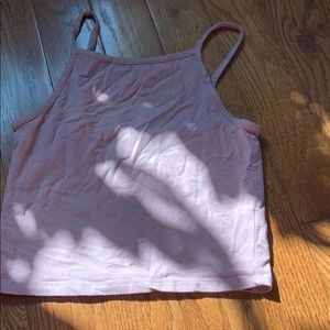Brandy Melville cropped high neck tank top